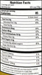 The Nutrition Facts of Vadilal Anjeer Sugar Free Ice Cream 1 Lt