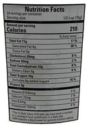 The Nutrition Facts of Vadilal Butterscotch Ice Cream 1 Lt