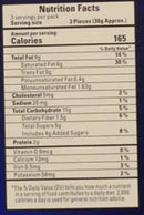 This is the Nutrition of Vadilal  Cashew Cookies.
