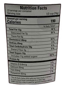 The Nutrition Facts of Vadilal Kaju Draksh Ice Cream Ice Cream 1 Lt