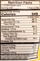 The Nutrition Facts of Vadilal Quick Treat Malai Paneer