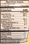 The Nutrition Facts of Vadilal Quick Treat Malai Paneer