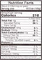 The Nutrition Facts of Vadilal quick Treat Paneer Tikka Masala