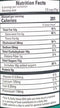 The Nutrition Facts of Vadilal Rajbhog kulfi Ice Cream 1 Lt