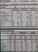 The Nutrition Facts of Vadilal Swaminarayan Paneer Pizza