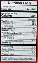 The Nutrition Facts of Vadilal Quick Treat Paneer Chili Dry