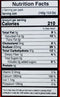 The Nutrition Facts of Vadilal Quick Treat Schezwan Fried Rice
