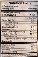 The Nutrition Facts of Vadilal quick Treat Bajri Rotla (5pcs) 