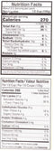 The Nutrition Facts of Vadilal quick Treat Bhindi Masala