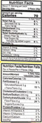The Nutrition Facts of Vadilal quick Treat Falafel (22 pcs)
