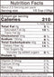 The Nutrition Facts of Vadilal quick Treat Jeera Rice
