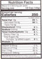 The Nutrition Facts of Vadilal quick Treat Malai Kofta
