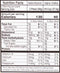 The Nutrition Facts of Vadilal quick Treat  Nylon Khaman