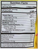 The Nutrition Facts of Vadilal quick Treat Rumali Roti Chapati (6pcs) 