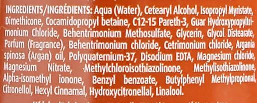 The Nutrition Facts of Vatika Argan Conditioner