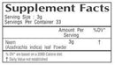 The Nutrition Facts of Vedic Neem Powder
