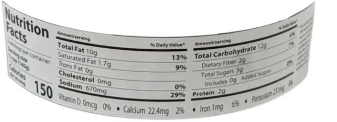 The Nutrition Facts of Zanae Tomato & Pepper Stuffed With Rice 