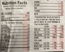 The Nutrition Facts of Zebra Classic 1121 XXL Basmati Rice