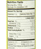 The Nutrition Facts of Ziyad Baba Ghanouj 