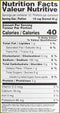 The Nutrition Facts of Ziyad Lupin Beans 