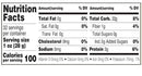 The Nutrition Facts of Ziyad Red Burghul Wheat Medium