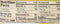 The Nutrition Facts of Ziyad Semolina Wheat / Smeed