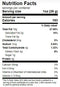 The Nutrition Facts of Ziyad Shelled Wheat