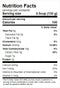 The Nutrition Facts of Ziyad White Kidney Beans 