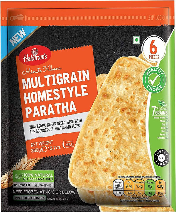 Haldiram's Multi Grain Homestyle Paratha (6pcs) MirchiMasalay