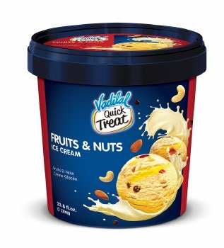Vadilal Fruit Fruits & Nuts Ice Cream 1 Lt | MirchiMasalay