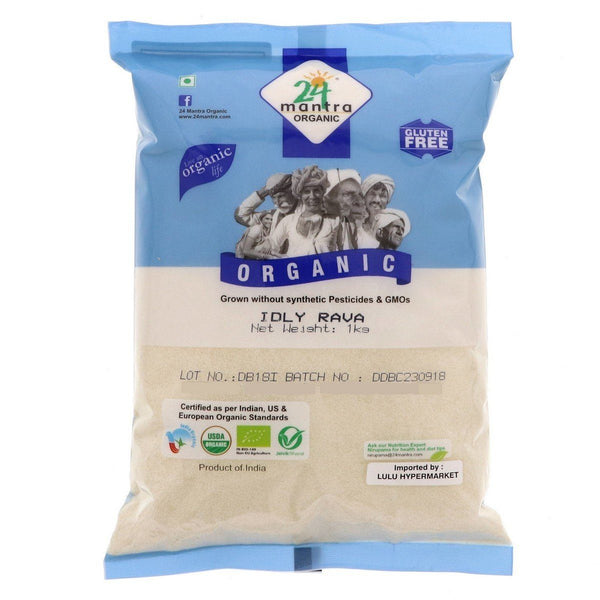 24 Mantra Organic Idli Rava MirchiMasalay