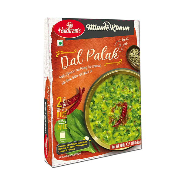 Haldiram's Dal Palak Minute Khana MirchiMasalay
