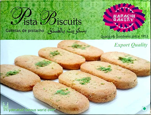 Karachi Bakery Pista Biscuits MirchiMasalay