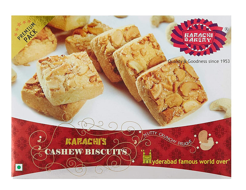 karachi bakery Cashew biscuits MirchiMasalay