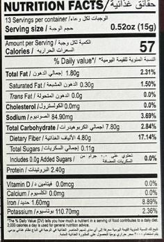 The Nutrition Facts of Aachi Egg Curry Masala 