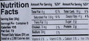 The Nutrition Facts of Ahmed lachcha Fried Vermicelli 24 Mantra