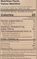The Nutrition Facts of Banne Nawab's Chicken Masala 