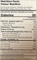 The Nutrition Facts of Banne Nawab's Vegetable Biryani 