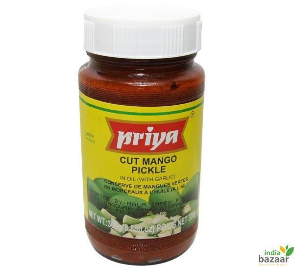 Priya Cut Mango Pickle (With Garlic) MirchiMasalay