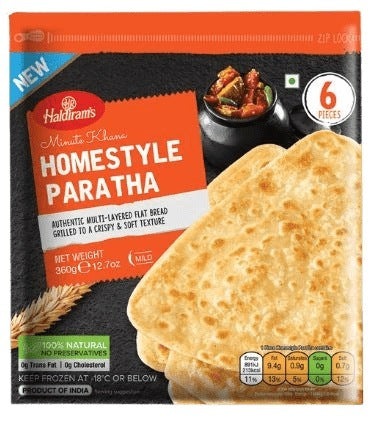 Haldiram's Homestyle Paratha (6pcs) | MirchiMasalay