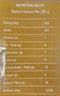 The Nutrition Facts of Aahu Barah Quorma 