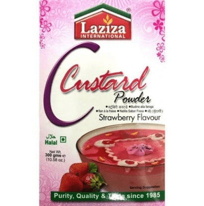 Laziza Strawberry Custard Powder MirchiMasalay