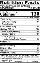 The Nutrition Facts of Crescent Foods Cilantro Lime Chicken 