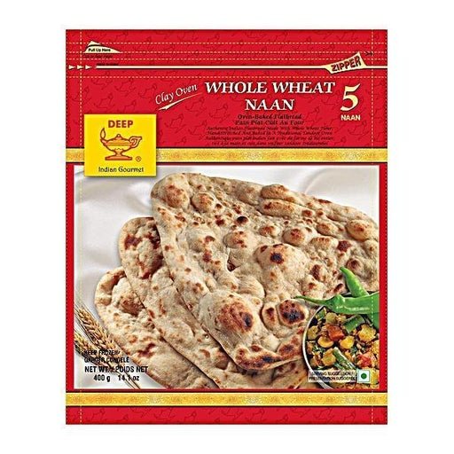 Deep Whole Wheat Naan (5pcs) | MirchiMasalay