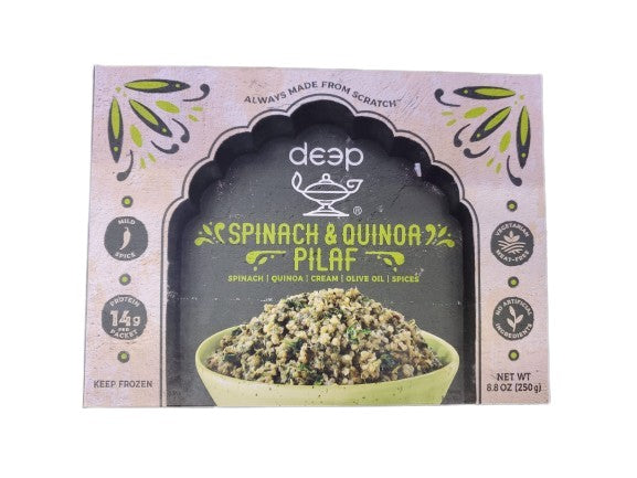 Deep Spinach and Quinoa Pilaf | MirchiMasalay