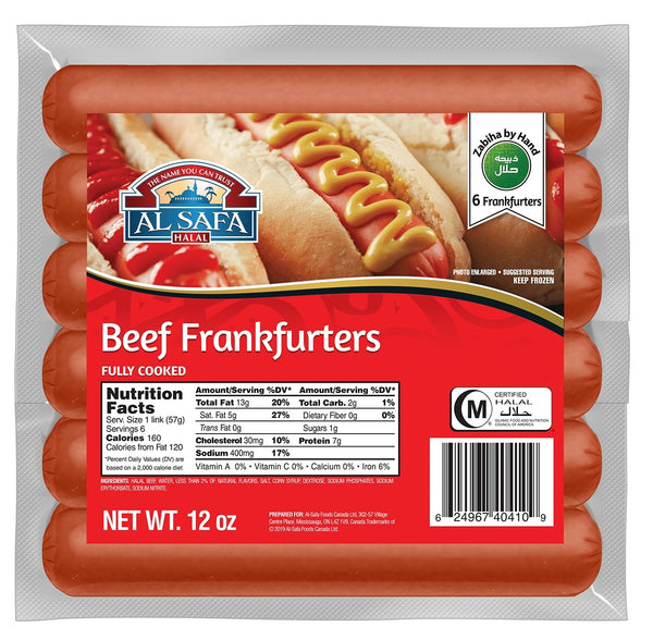 Al Safa Beef Frankfurters | MirchiMasalay