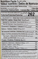 The Nutrition Facts of Doughstory Plain Paratha (5pcs) 