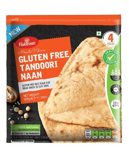 Haldirams Tandoori Naan Value Pack (4 pcs) | MirchiMasalay