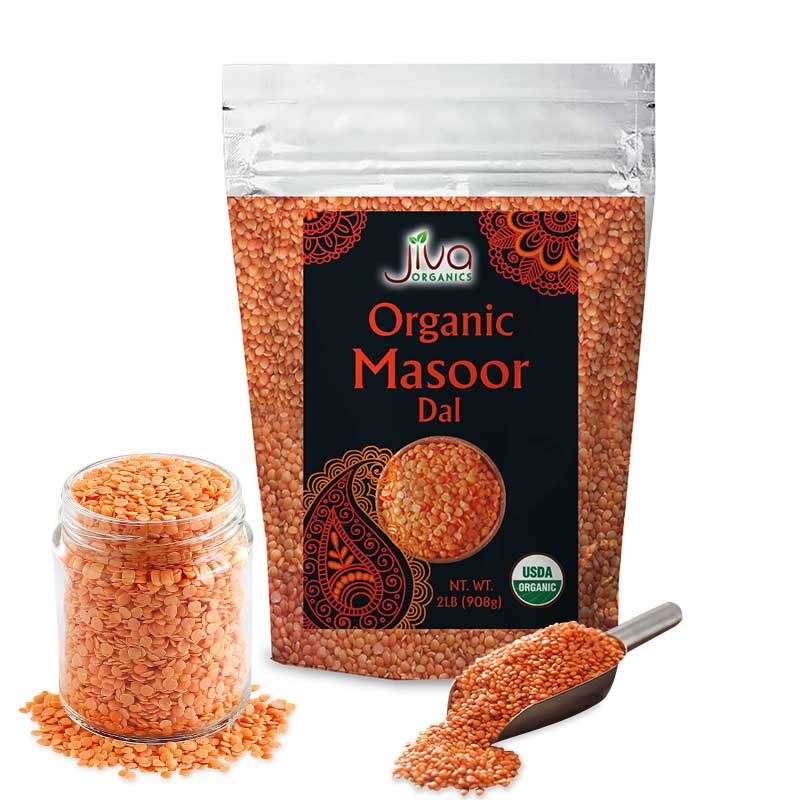 Jiva Organic Masoor Dal MirchiMasalay