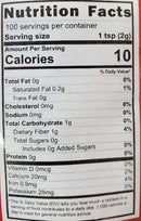 The Nutrition Facts of Jiva Organic Coriander Powder 